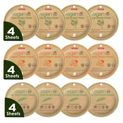 Revitalize Your Glow: Unleashing the Power of Purederm Vegan Facial Masks Trio