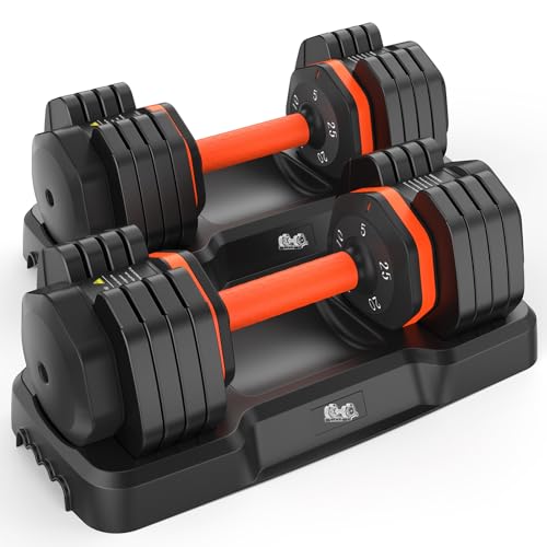 Transform Your Workout: Expert Reviews on the Adjustable Dumbbells Set 25LB