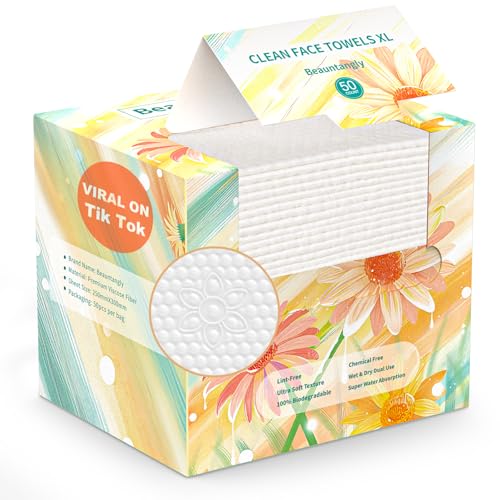 Ultimate Convenience: XL Unscented Disposable Face Towels for Effortless Skincare on the Go