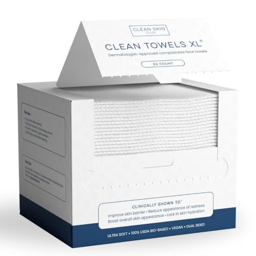 Elevate Your Skincare Routine with Clean Skin Club Clean Towels XL™ – The Ultimate Makeup Remover!