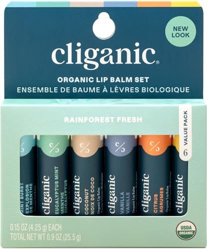 Kiss Dry Lips Goodbye: A Flavorful Dive into Cliganic’s Organic Lip Balm Set