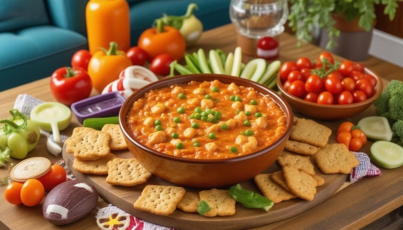 Transform Your Game Day: Easy & Healthy Creamy Buffalo Chicken Dip Recipe with Cottage Cheese!