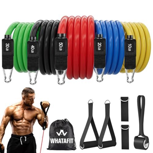 Unleash Your Strength: WHATAFIT Resistance Bands for Ultimate Home Workouts