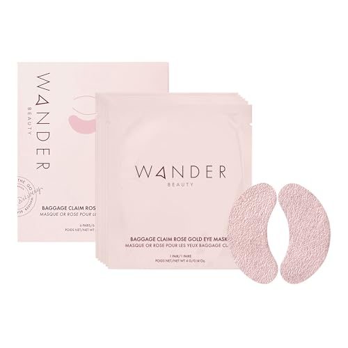 Unveil Brighter Eyes: The Magic of Wander Beauty’s Rose Gold Foil Under Eye Patches
